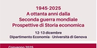 EVENTI – Assemblea della Società Italiana degli Storici Economici Locandina del convegno del 13 dicembre