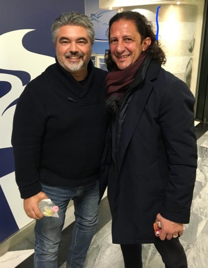 Con Igor, all'aeroporto di Pisa