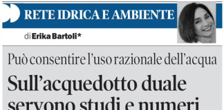 Sull’acquedotto duale servono studi e numeri per capire il suo valore Il Tirreno, 18/8/2026